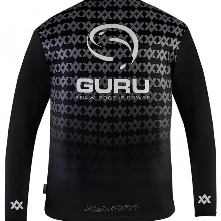 Tee Shirt Manches Longues Homme Guru Aventus Sun Core Shirt Upf 50+ - Noir