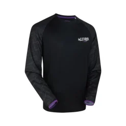Wychwood Tee Shirt Manches Longues Homme Agitator Jersey Long Sleeve Uv - Noir * Anti-Uv