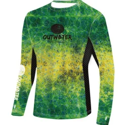 Outwater Tee Shirt Manches Longues Homme Spreks Mahi Mahi * Anti-Uv