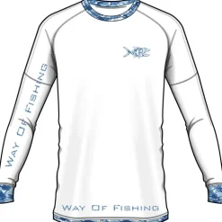 Tee Shirt Manches Longues Homme W.O.F. Uv Thon - Blanc