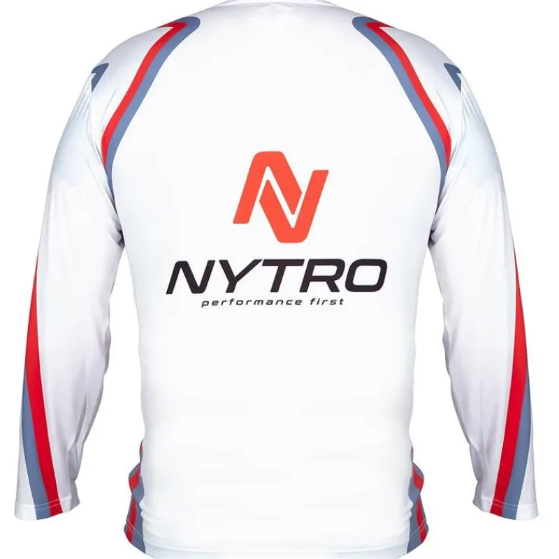 Nytro Tee Shirt Manches Longues Homme Uvp50 Long Sleeve Shirt - White * Anti-Uv