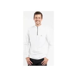 Tee Shirt Manches Longues Homme Bermudes Gwen - Blanc
