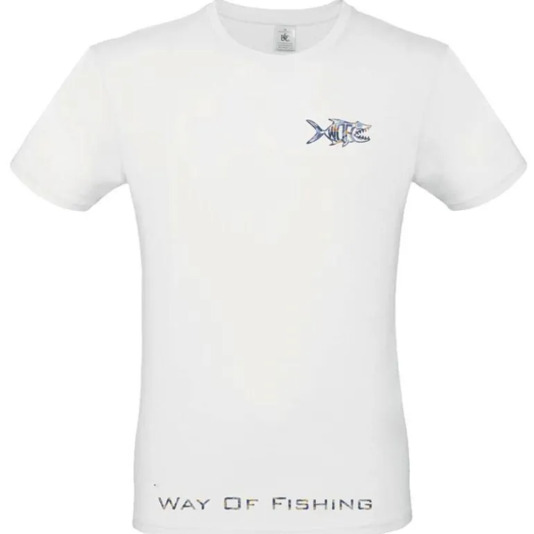 Tee Shrt Manches Courtes Homme W.O.F. Bonobo - Blanc