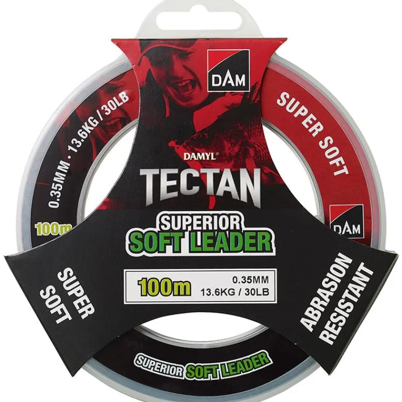 DAM Tete De Ligne yl Tectan Superior Soft Leader - 100M * Fils - Tresses Carpe