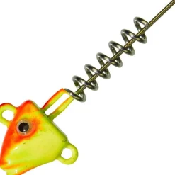 Gunki Tete Plombee G'fish Screw - Orange/Fluo Yellow * Têtes Plombées