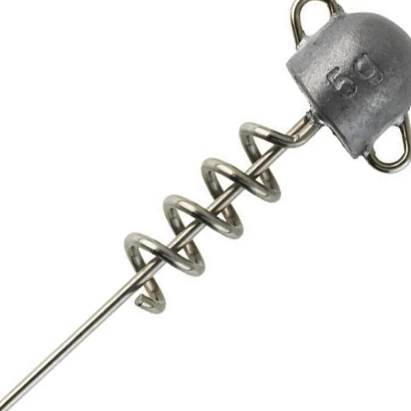 Sakura Tete Plombee Soft Lure Screw Head - Par 3 * Têtes Plombées