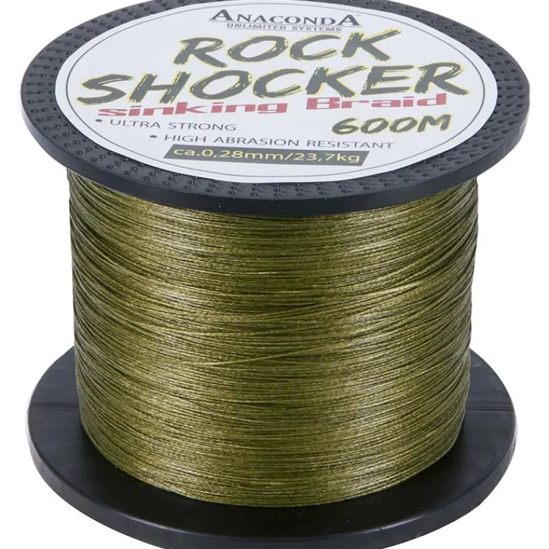 Anaconda Tresse Rockshocker Sinking Braid - 600M * Fils - Tresses Carpe