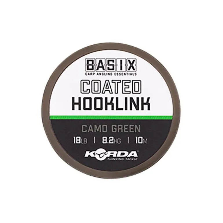 Tresse À Bas De Ligne Korda Basix Coated Hooklink - 10M
