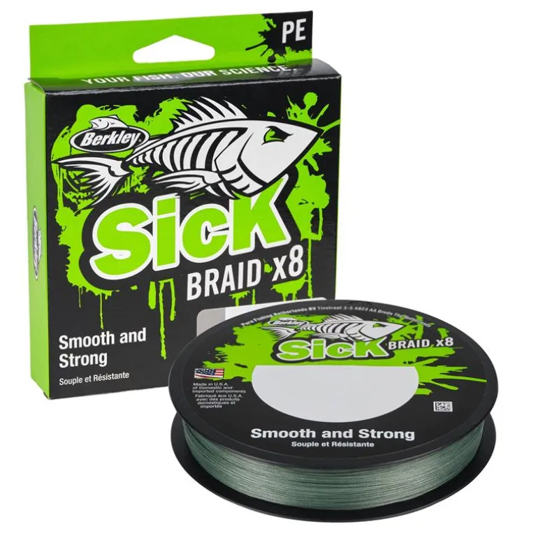 Tresse Berkley Sick Braid Moss Green - 150M