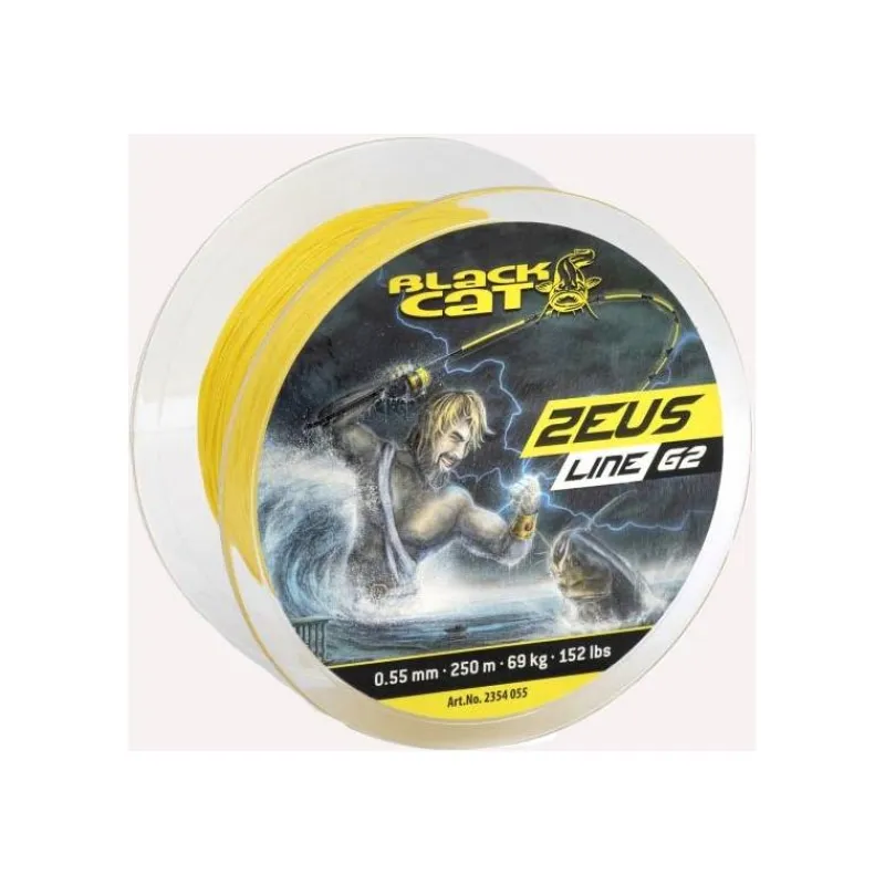 Black Cat Tresse Zeus Line G2 - Jaune * Fils - Tresses Silure