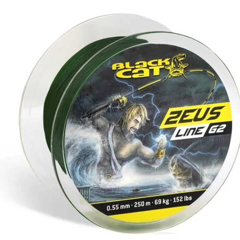 Black Cat Tresse Zeus Line G2 - Vert * Fils - Tresses Silure