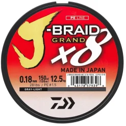 Daiwa Tresse J-Braid Grand X8 - Chartreuse - 135M * Fils - Tresses - Bdl Carnassier