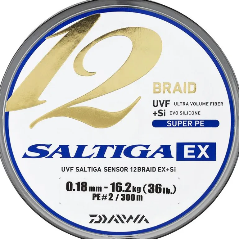 Tresse Daiwa Saltiga 12 Braid Ex - 300M