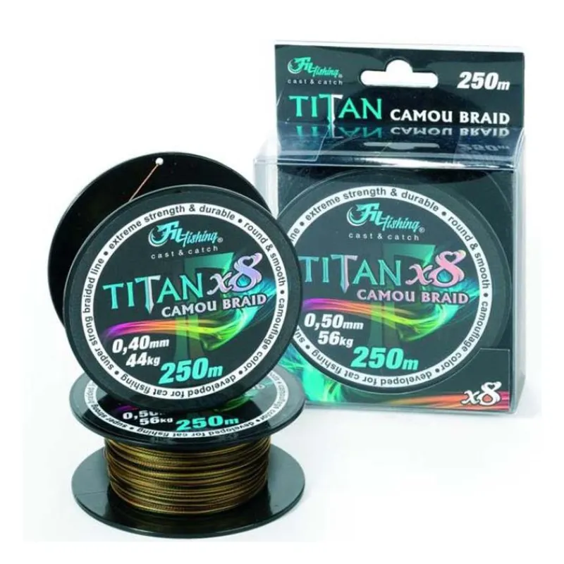 Fil Fishing Tresse Titan Braid - 150M * Fils - Tresses Silure