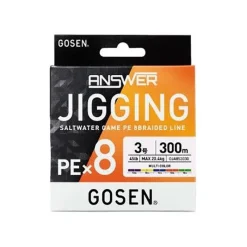 Gosen Tresse Answer Jigging X8 - 300M * Tresses - Fils - Bdl Mer