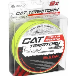 Mikado Tresse Cat Territory Octa Braid - Fluo - 300M * Fils - Tresses Silure