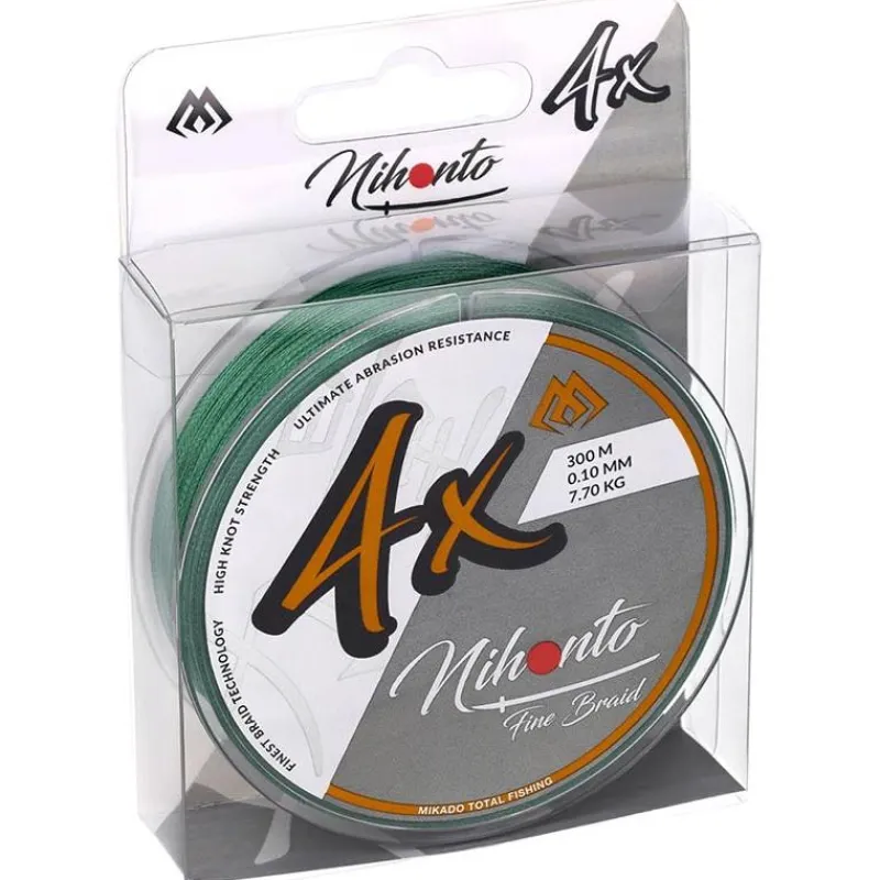 Mikado Tresse Nihonto Fine Braid - Green - 300M * Fils - Tresses - Bdl Carnassier