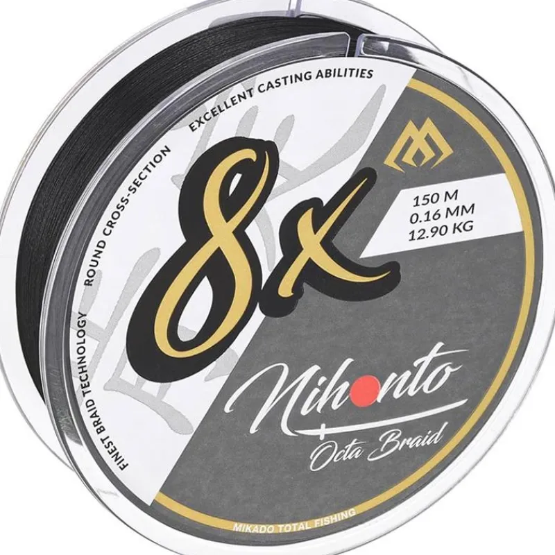 Mikado Tresse Nihonto Octa Braid - Black - 150M * Fils - Tresses - Bdl Carnassier