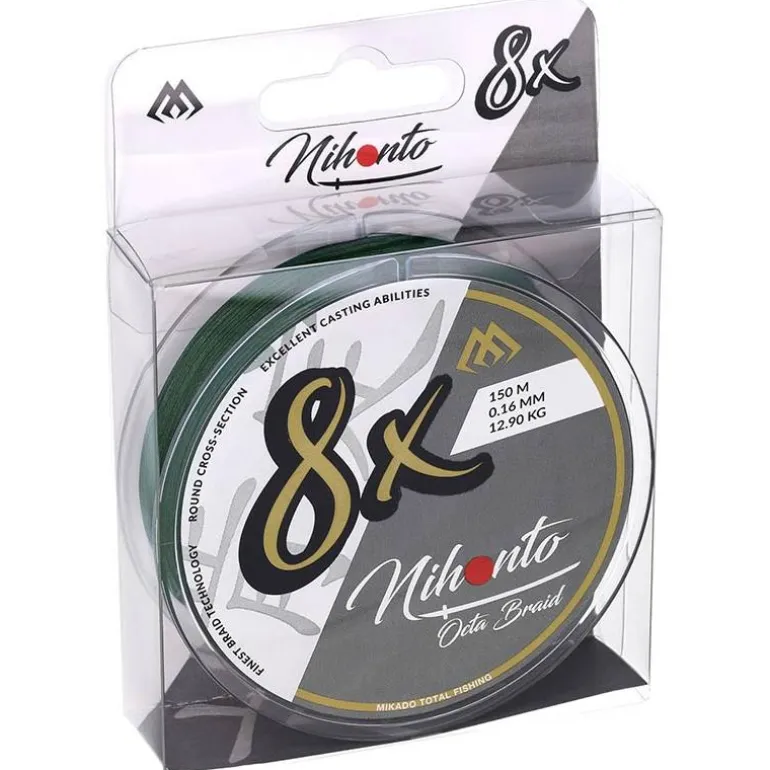 Tresse Mikado Nihonto Octa Braid - Green - 150M