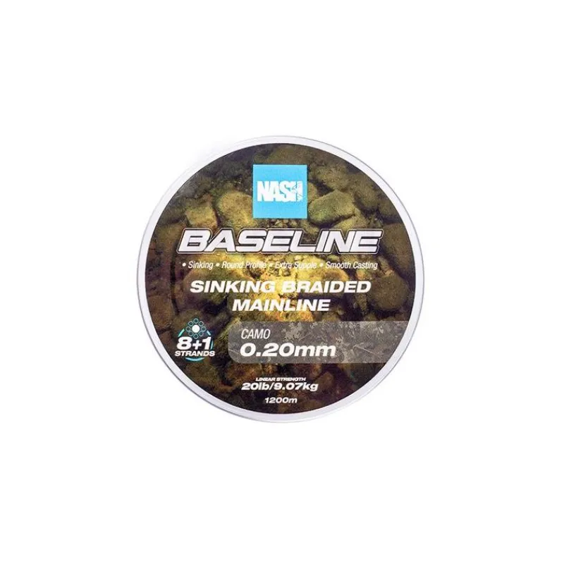 Nash Tresse Baseline Sinking Braid Uv Yellow - 600M * Fils - Tresses Carpe