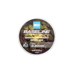 Nash Tresse Baseline Sinking Braid Camo - 1200M * Fils - Tresses Carpe