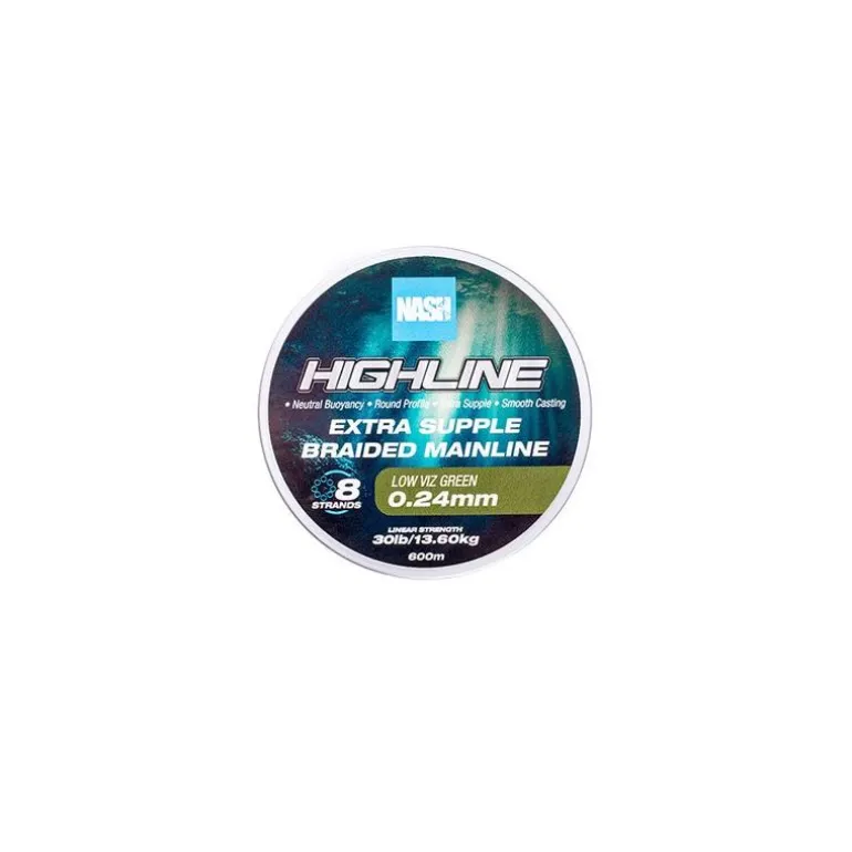 Tresse Nash Highline Floating Braid Green - 600M