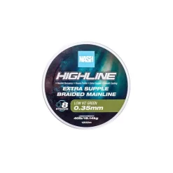 Nash Tresse Highline Floating Braid Green - 1200M * Fils - Tresses Carpe