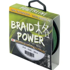Powerline Tresse Braid Power - Vert - 1000M * Fils - Tresses Carpe