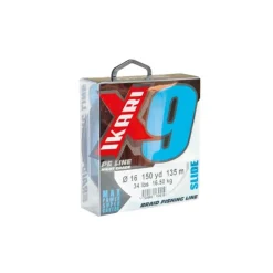 Powerline Tresse Ikari X9 Bleu - 135M * Fils - Tresses - Bdl Carnassier