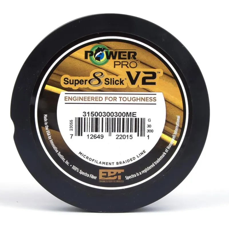 Power Pro Tresse Sup 8 Slick V2 - 275M - Moss Green * Fils - Tresses Carpe