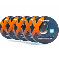 Rodbuilders Republic Tresse Prodigy X8 Braid - Ice Blue - 150M * Tresses - Fils - Bdl Mer