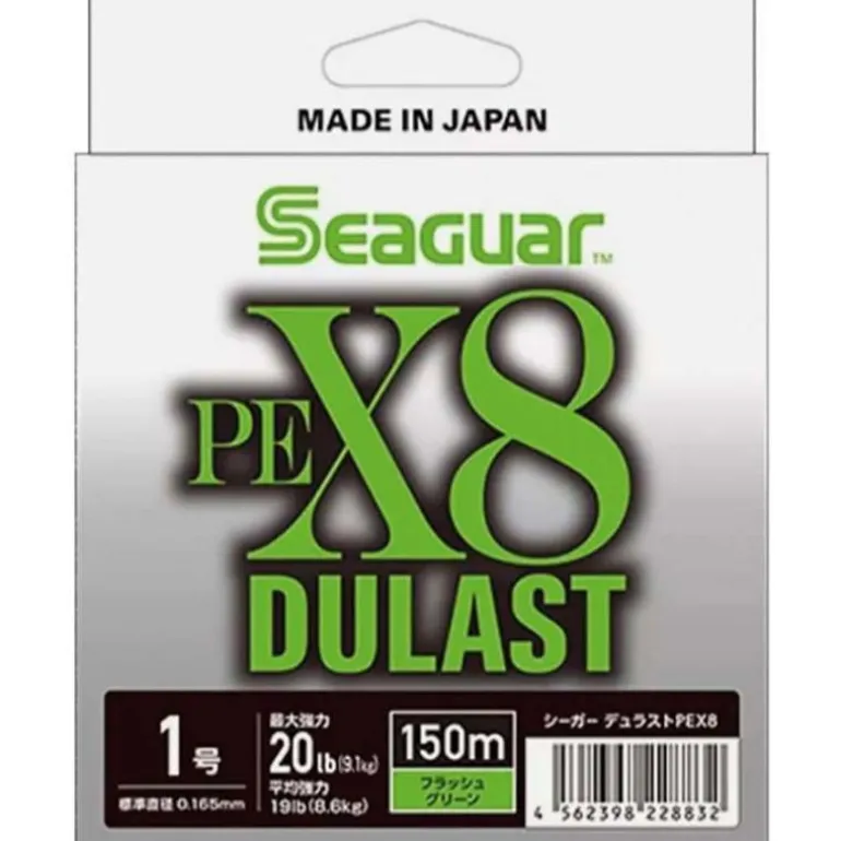 Tresse Seaguar Pe X8 Dulast Fluo Green - 150M