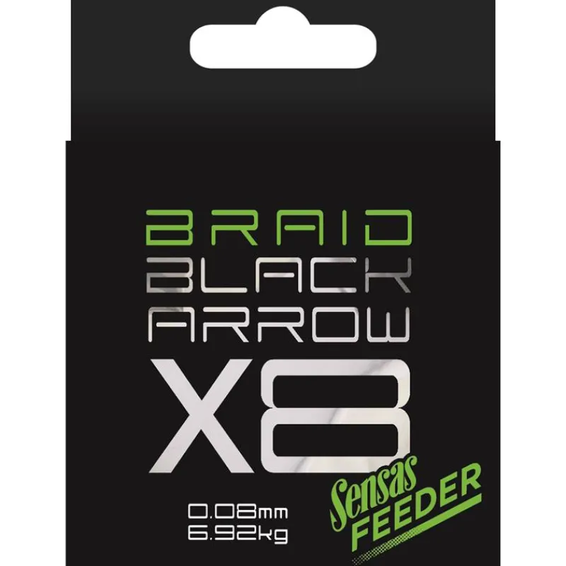Sensas Tresse Black Arrow X8 Braid - 150M * Fils - Tresses Coup & Anglaise