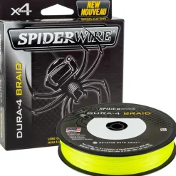 SpiderWire Tresse Dura 4 Jaune - 150M * Fils - Tresses Silure|Fils - Tresses - Bdl Carnassier