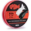 Spomb Tresse Braid Red - 3M * Fils - Tresses Carpe