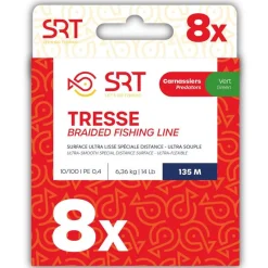 SRT Tresse 8X - Moss Green - 270M * Fils - Tresses - Bdl Carnassier