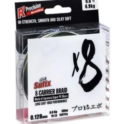 Sufix Tresse X8 Vert - 300M * Fils - Tresses Carpe