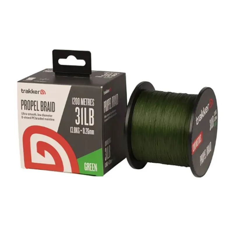 Trakker Tresse Propel Braids Vert - 1200M * Fils - Tresses Carpe