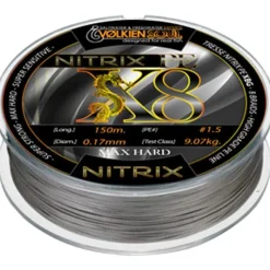 Volkien Tresse Nitrix Pe X8 - 150M * Fils - Tresses - Bdl Carnassier
