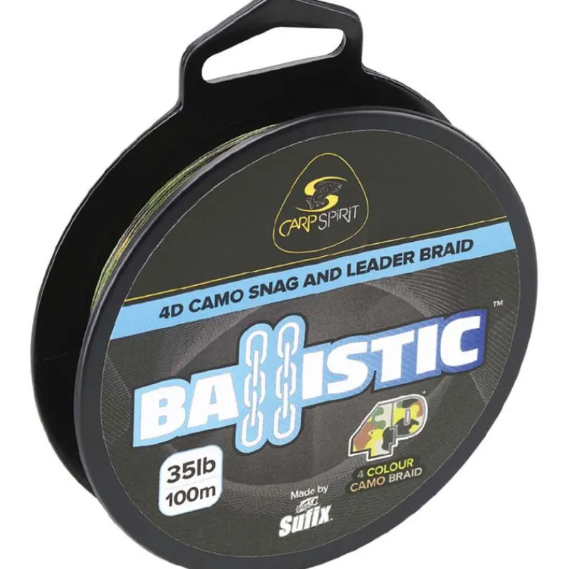 Carp Spirit Tête De Ligne Ballistic Camo - 100M * Fils - Tresses Carpe
