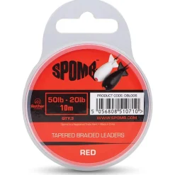 Spomb Tête De Ligne Conique Tapered Braided Leaders - 10M * Fils - Tresses Carpe