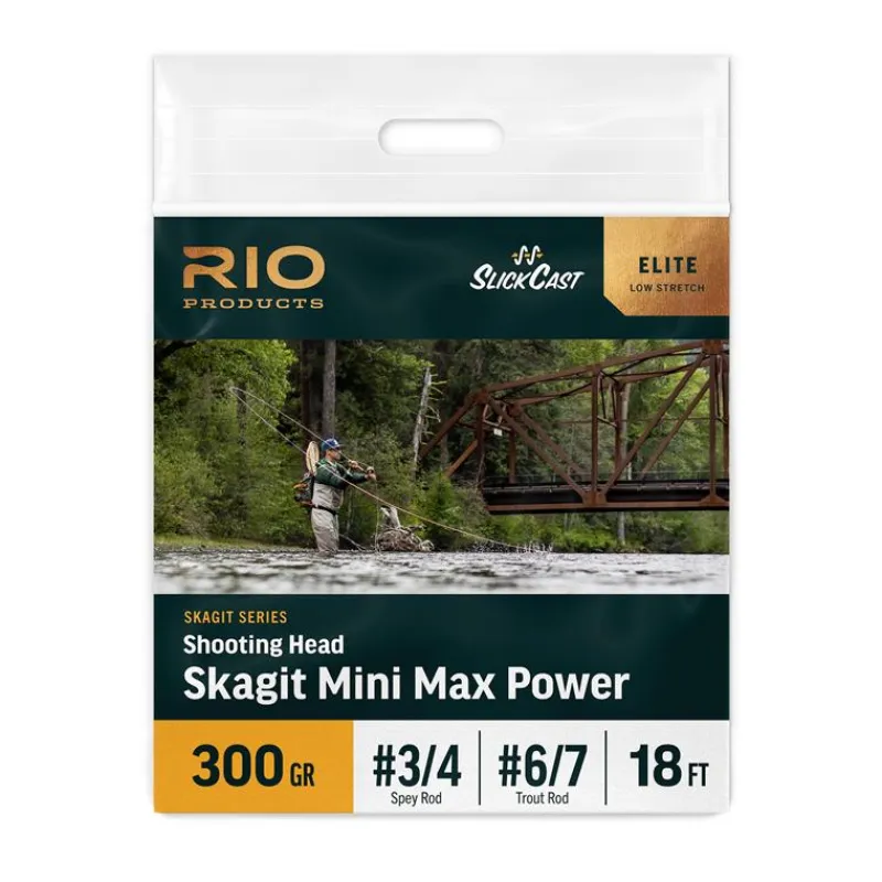 Rio Tête De Ligne Elite Shooting Head Skagit Mini Max Power * Soies Mouche - Backing