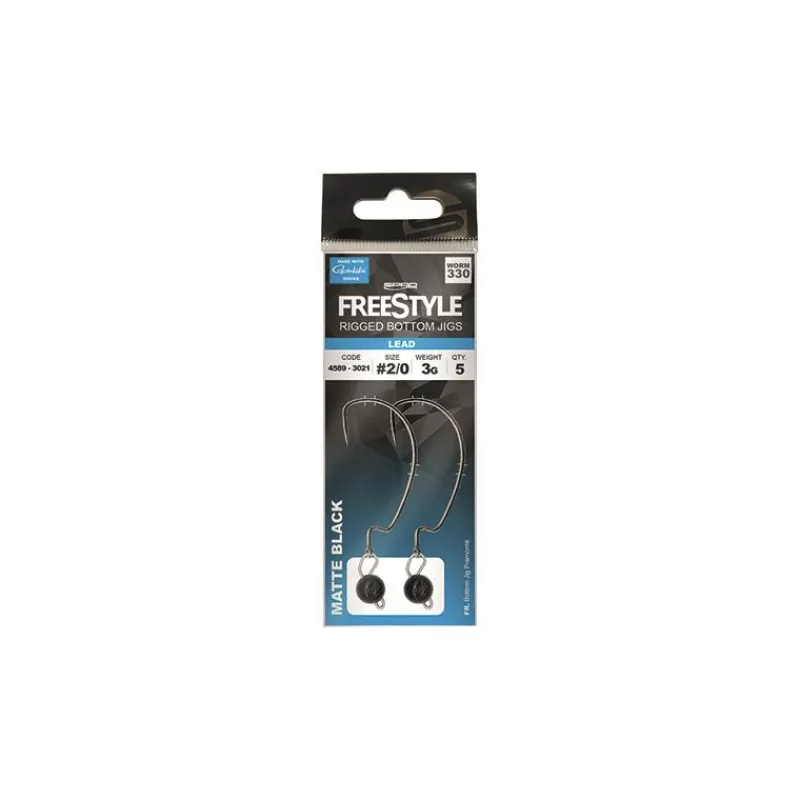 Freestyle Tête Plombée Rigged Bottom Jig * Têtes Plombées
