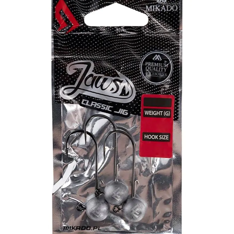 Mikado Tête Plombée Jaws Classic Jig * Têtes Plombées