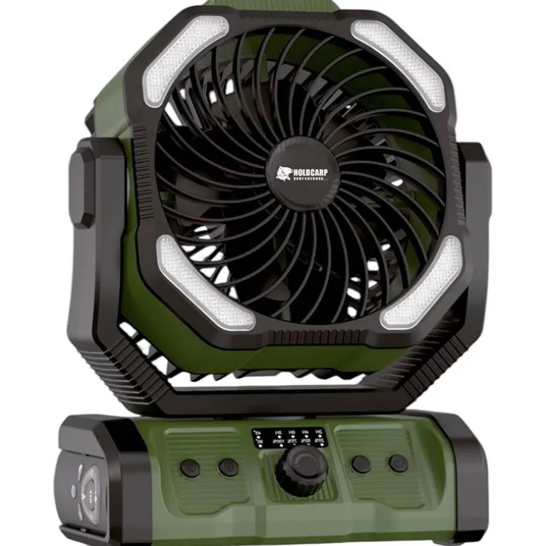 Ventilateur Portable Holdcarp Rechargeable Doublemotor Fan