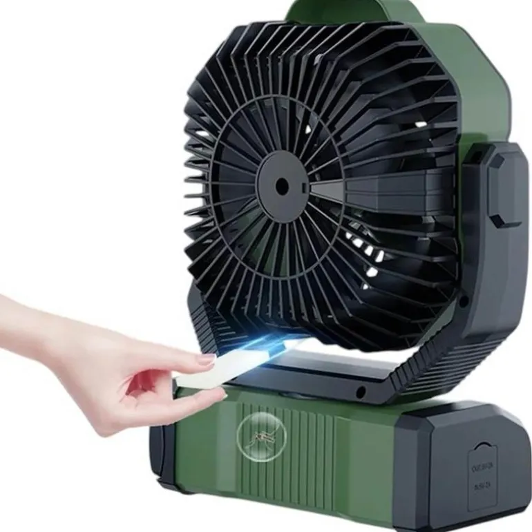 Ventilateur Portable Holdcarp Rechargeable Doublemotor Fan