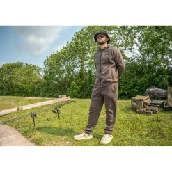 Veste Homme Avid Carp Compound Zip Hoodie - Marron