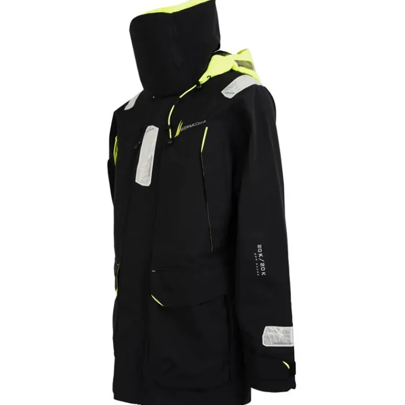 Bermudes Veste Homme Offshore Impermeable - Noir/Gris * Vestes De Pêche