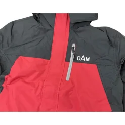 DAM Veste Homme Expert Jacket - Noir/Rouge * Vestes De Pêche