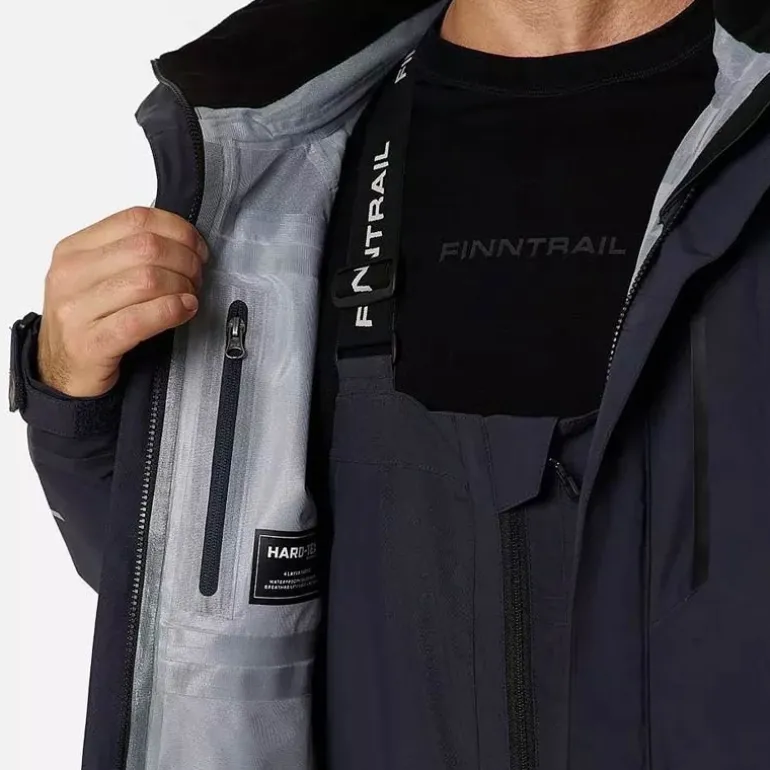 Veste Homme Finntrail Imperméable Excalibur - Dark Grey